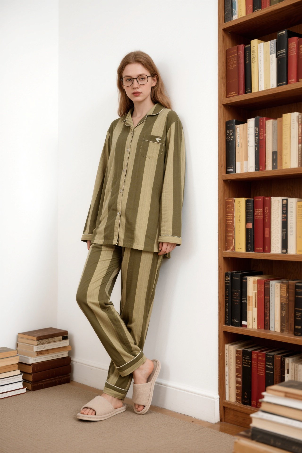Pyjama Rayé Vert
