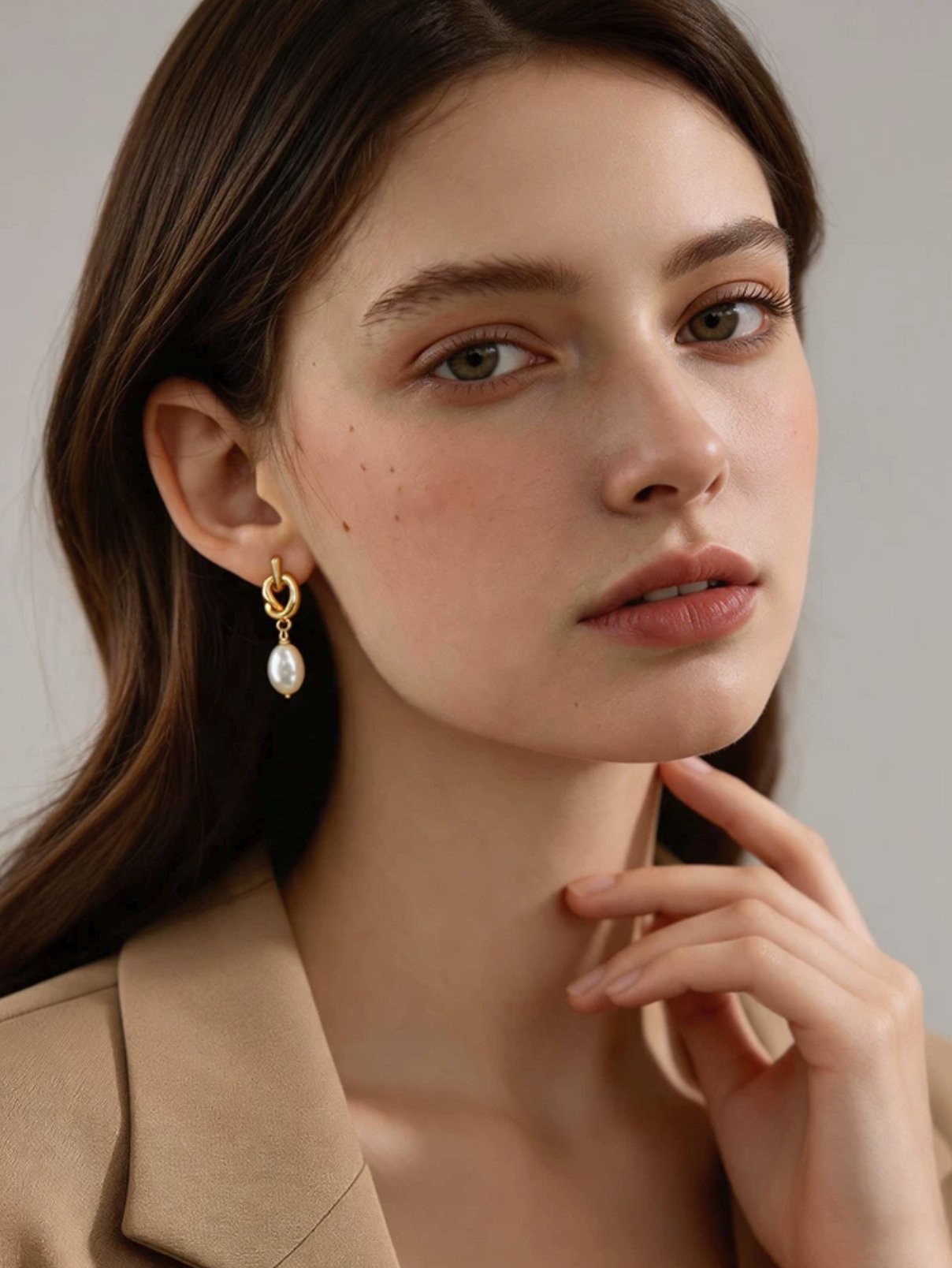 Baroque Pearl Earring