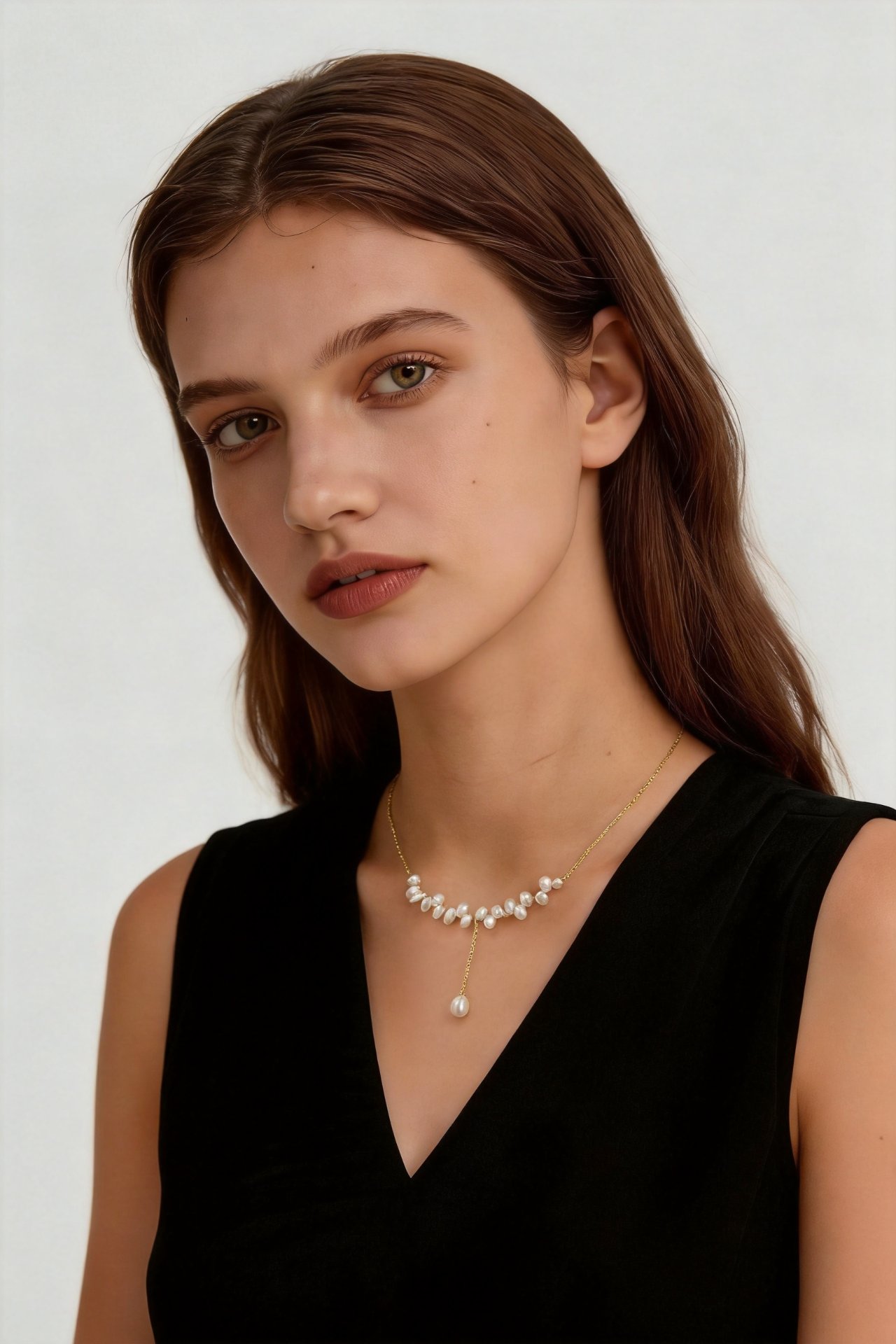 Baroque Golden Pearl Necklace