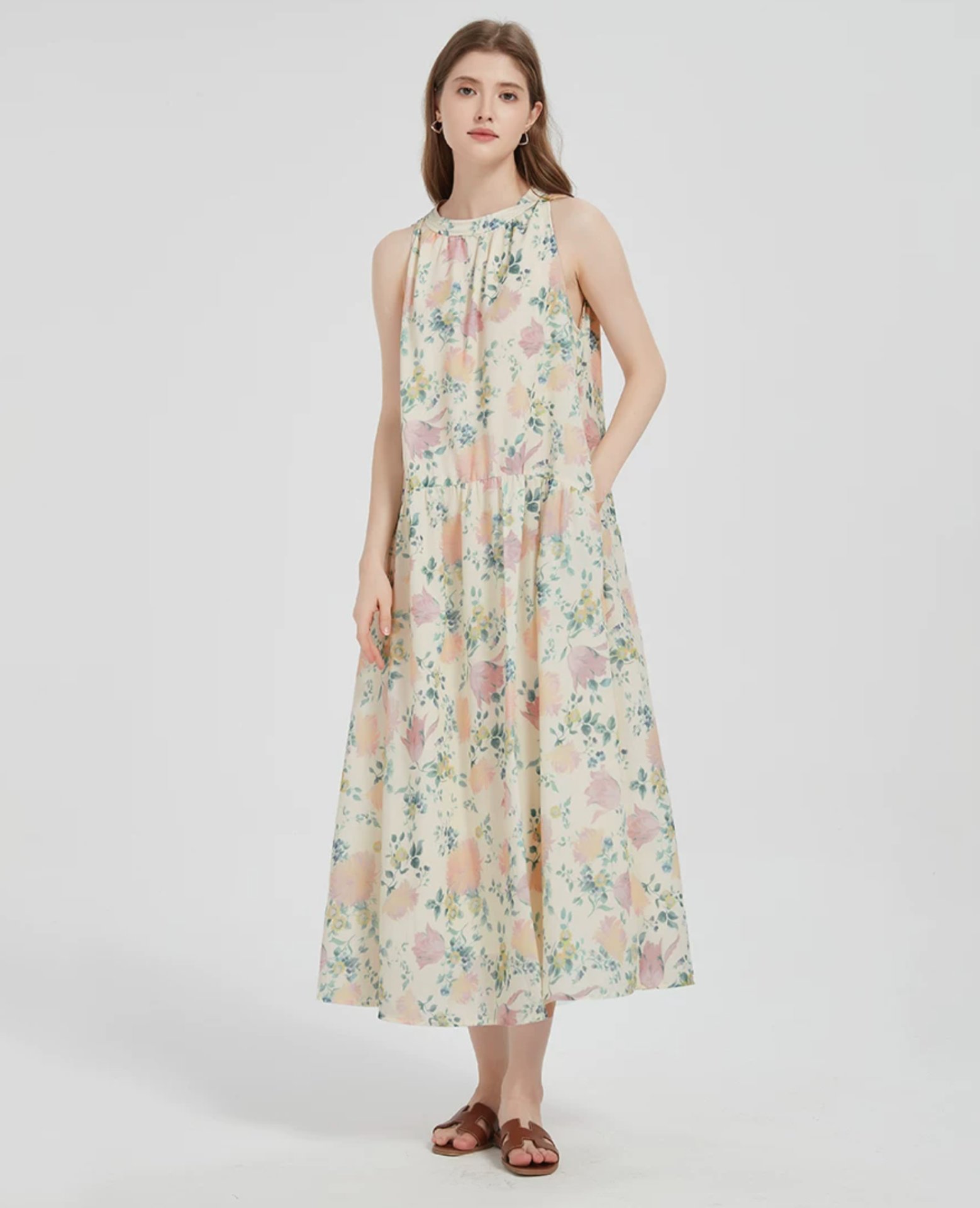 Robe Florale Lyocell