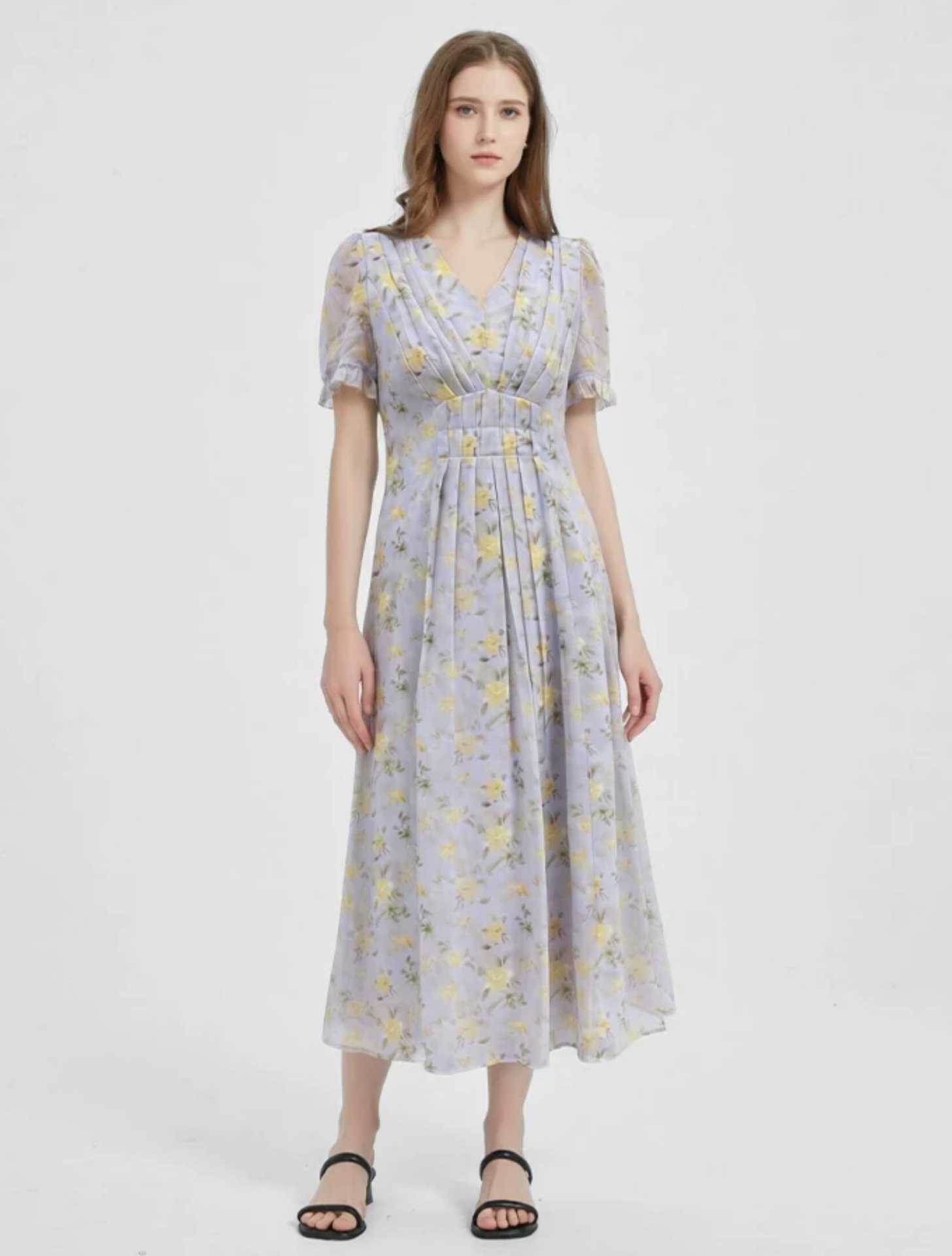 Robe Florale Sombre